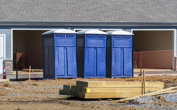 construction site portable restrooms services our porta potties on work sites once a week, but can also provide additional servicing if needed